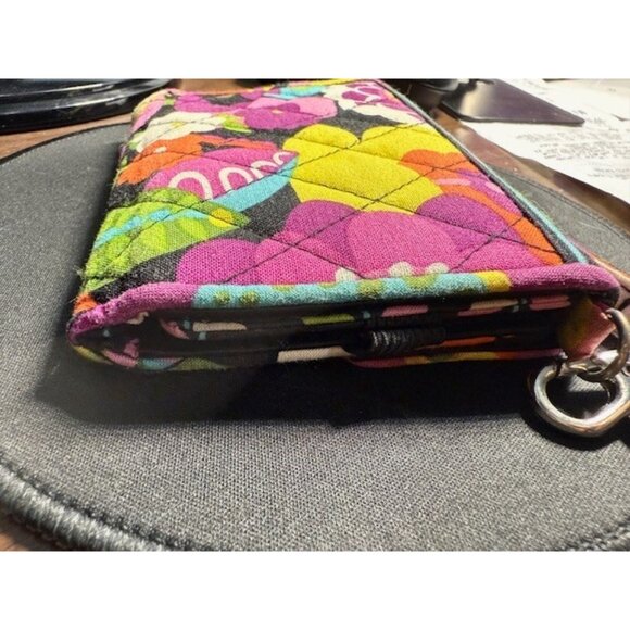 Vera Bradley Va Va Bloom Print Retired Pattern Trifold Wristlet Wallet Flap Snap - Picture 8 of 8
